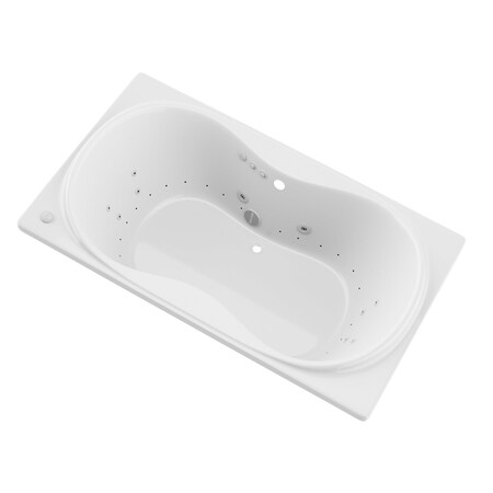 Atlantis Whirlpools Atlantis Whisper 36 x 72 Rectangular Air & Whirlpool Bathtub 3672WDL